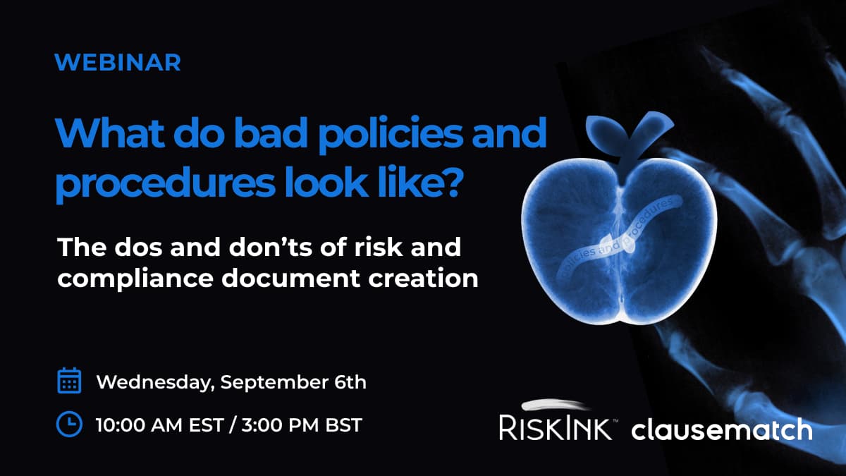 Webinar: What do bad polices and procedures look like? 